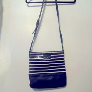 Kate Spade Navy and White Crossbody